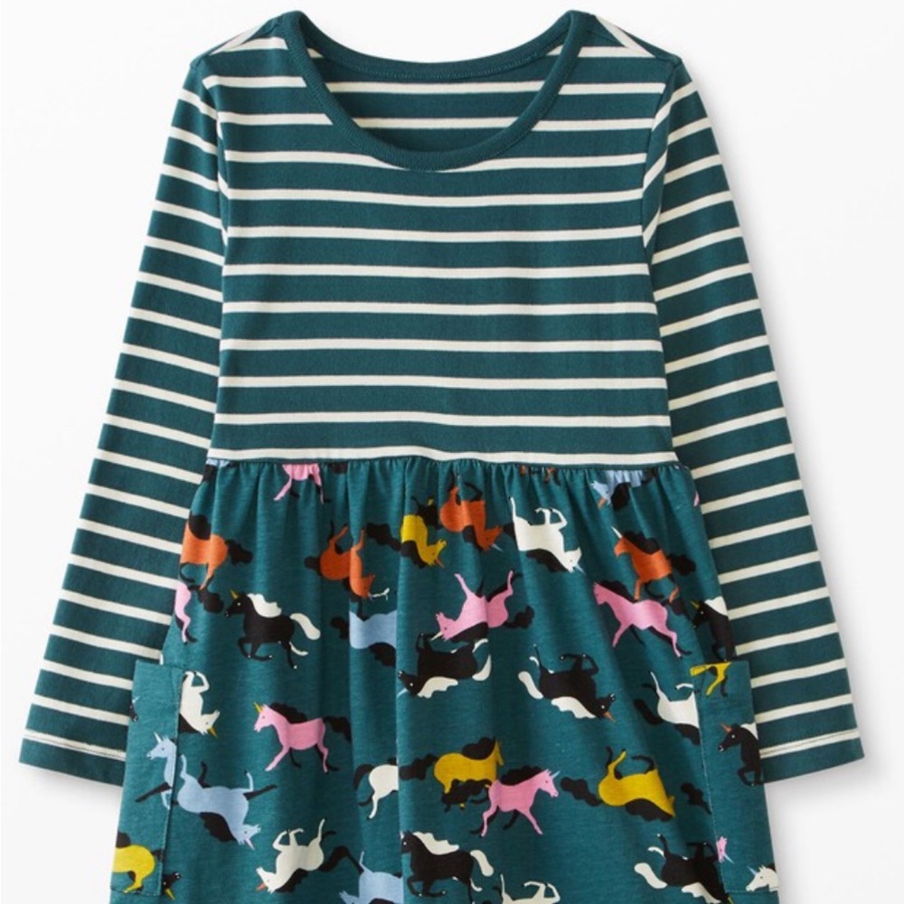 Hanna Andersson Horse Dress Size 10